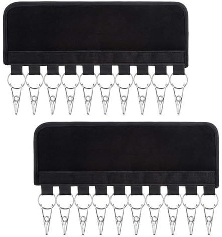 ONEBO 2 Piezas Pinzas para la Ropa,Perchero de Calcetines,Pinza para Tender Ropa Multipropósito,para secar Calcetines, Sostenes, Toallas, Ropas Interior, Gorro, Bufanda