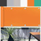 Ufamiluk Brise Vue occultant 100x600cm sur Mesure Résistant Aux Intempéries 100% Opaque Cache terrasse Exterieur pour Patio Balcon Terrasse Jardin Orange