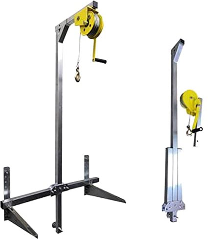 Outil de levage d'installation extérieure en acier inoxydable, treuil pliant manuel autobloquant for climatiseur d'assemblage 1 pièces ensemble CAIHUA (Color : Rope 10 Meter)
