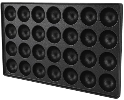 Poêle à Takoyaki, Poêle à Takoyaki à 28 Trous en Aluminium Antiadhésif pour des Collations de Cuisine Japonaise Authentiques, Poêle à Pâtisserie, Poêle à Boulettes de Viande de