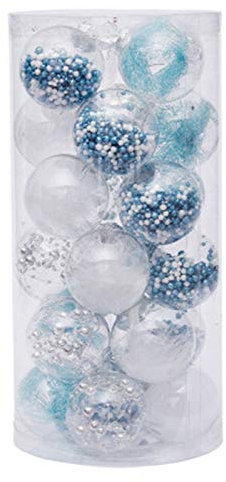 Jeenuuder Weihnachts Weihnachts Ball Dekor Weihnachts HäNgende Kugeln Verzierungs Netz Transparente Verzierung