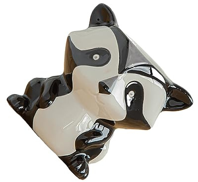 tuwiwol Innovativer Topf in Cartoon Form für Zimmerpflanzen, Verschiedene Größen erhältlich, Kleiner Keramik Blumentopf, Tier Pflanzgefäß, Zibetkatze