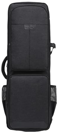 kowaku Borsa per sassofono Custodia per sassofono con tracolla esterna Borsa portatile Custodia per sassofono per concerto di sax dritto, Nero