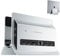 PULWTOP Vertical Laptop Docking Station for MacBook Pro/Air, Support SSD Expansion, 4K HDMI, 2*USB-C 10Gbps, 2*USB-A 5Gbps, RJ45, SD/TF and USB-C 100W PD Dock for Type-C Laptops (Silver)