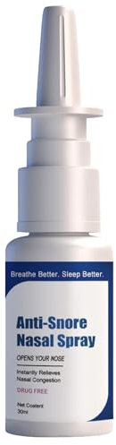 Anti Schnarch Nasenspray,Schnarchen Verhindern Spray,Gegen Schnarchen Einen Ruhigen Spray,Schnarchgeräusche Schnarchen Erholten Schlaf Spray,Natürliche Anti-Schnarch-Lösung,Stop Schnarchen Lösung,30ML