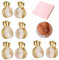 Tuercas Elevadoras para Pendientes – 4 Pares para Lóbulos Caídos y Orejas Rasgadas | Silicona Hipoalergénica | Diseño Corona | Cris Vida Valor – Caja Regalo Premium