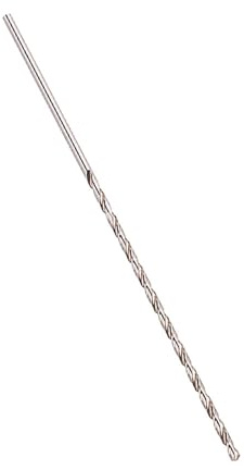 3mm HSS Twist Drill Bit, 160mm Extra Long Straight Shank, for Metal Wood Aluminium
