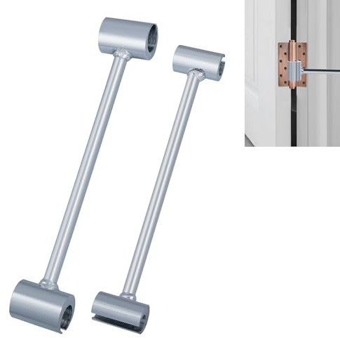 Funnytek 2CPS Hinges Gap Adjusting Wrench, 0.34-0.97in Door Hinge Adjuster Wrench Heavy Duty Hinge Adjustment Cranking Tool for Fire Clean Room Security Door