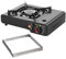 Zunishaone Cassette Stove Camping – Barbacoa cassette – Potente quemador de con control de llama multinivel, regulación precisa de la temperatura y encendido automático para vacaciones de camping,