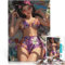 1000 Piece Jigsaw Puzzles for Adults Floral Bikini Illustration Lustige Spiele einzigartiges Herausforderungsspiel52x38cm
