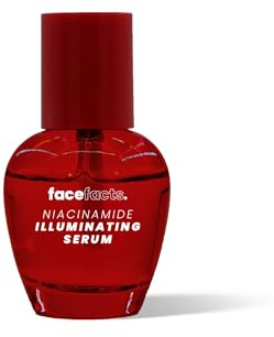 Face Facts Cherry Bliss - Niacinamide Illuminating Serum, enhances radiance and glow. Nourishing moringa oil and hydrating hyaluronic acid. Deeply nourishes and smoothes. 30ml