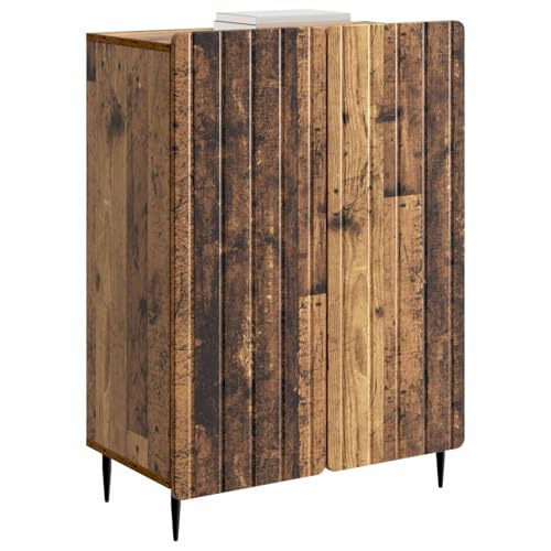 vidaXL Sideboard Altholz 66 x 34,5 x 92 cm Holzwerkstoff, Wohnzimmer Storage, moderner rechteckiger Sideboard, stylischer Essbereichschrank, multifunktionale Einheit