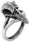 Ring Rabenschädel Gothic Batcave Biker Rocker Rabe Raben ALCHEMY (65 (20.7))