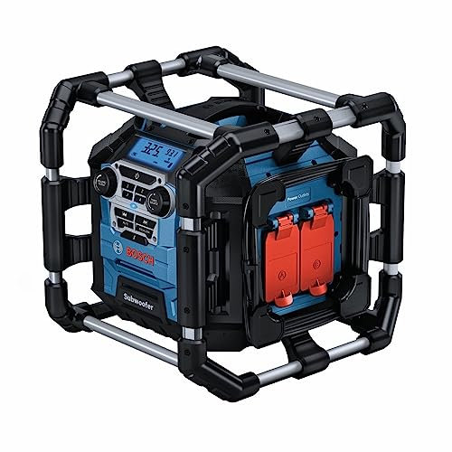 Bosc GPB18V-5CN 18V Jobsite Radio with Bluetooth 5.0 and Power Station