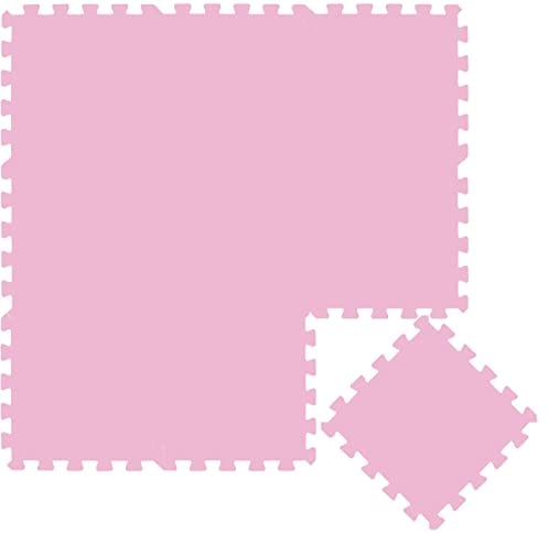 LittleTom 9 Teile Spielmatte Baby Puzzlematte ab Null - 30 x 30 cm Krabbelmatte Bodenmatte Kinder - Puzzle Teppich Kinderzimmer Matte - Outdoor Bodenschutzmatte Spielteppich - EVA Schaumstoff Isomatte