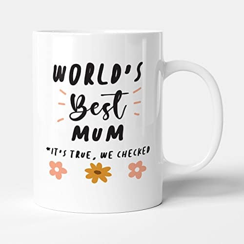 Victorian Printing Co - World's Best Mum - Gift Mug, Ceramic, 11fl.oz.