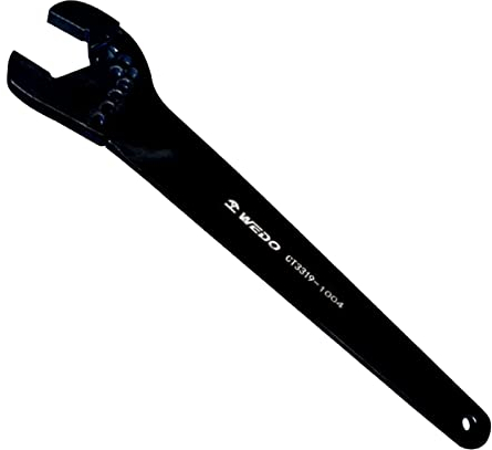 WEDO Riesiger verstellbarer Schraubenschlüssel, einmalig geschmiedet, starkes Drehmoment, hohe Festigkeit, Verschleißfestigkeit, Schwarz auf Oberfläche, 42 Chromstahl, 91,4 cm Länge