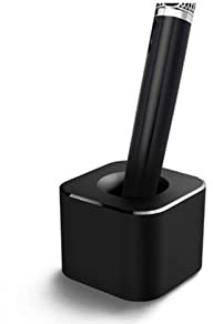 TopHomer Mini-Stifthalter für Schreibtisch, Aluminiumlegierung, Stiftständer, Desktop, kreative Verzierung, Desktop-Organizer für Büro, Schule, Zuhause, Zahnbürstenhalter, 1 Stück, Schwarz