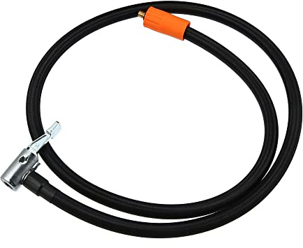 A ABSOPRO Autoreifen Inflator Verlängerung Schlauch 1m mit Futter Adapter Rohr