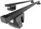 Mossa - Stahl-Dachträger kompatibel mit Nissan Qashqai J10 Crossover (2008-2013) - schwarz Dachträger Dachgepäckträger - Reling