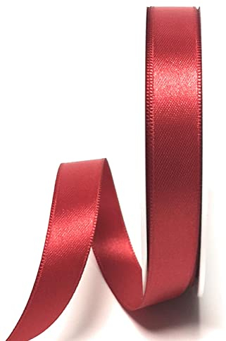 s.dekoda Satinband 25m x 15mm Rot - Kardinalrot Schleifenband Dekoband Satin