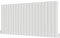 Radbliss Oval Column Horizontal Radiator 600x1180mm White Double Central Heating Designer RAD
