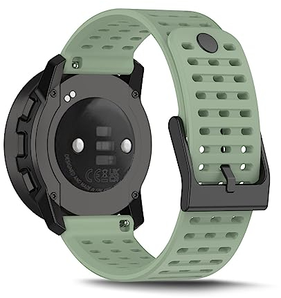 SeaFicco 22mm Armband Kompatibel mit Suunto Vertical/Suunto 9 Peak Pro/Suunto 9 Peak/Suunto 5 Peak Uhrenarmband Silikon Armbänder Sport Ersatzband Fitness Wechselarmband (Grün)