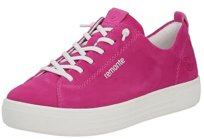 Remonte Damen Low-Top Sneaker D0913, Frauen Halbschuhe,lose Einlage,straßenschuhe,Strassenschuhe,Freizeitschuhe,Turnschuhe,Laufschuhe,rosa (31),43 EU