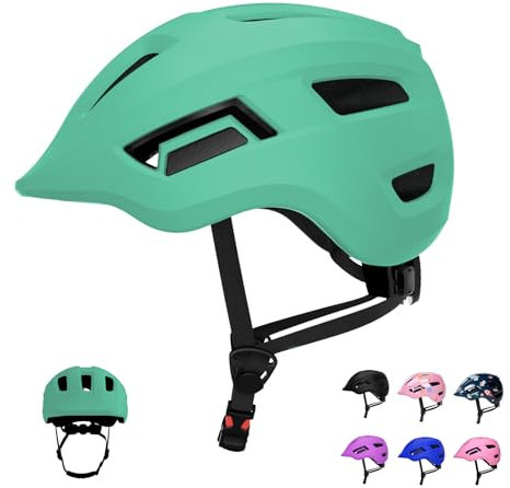 Kids Toddler Bike Helmet for 2-8 Years Old Boys & Girls - Adjustable Multi-Sports Helmet - Lightweight Safety Protection for Cycling, Skateboard, Scooter (Green, S)