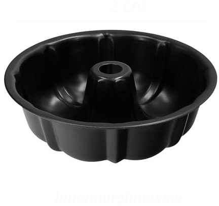 VonBueren Gugelhupfform 23 cm, Kuchenform, Backform antihaftbeschichtet | Kuchenbackform mit gleichmäßiger Wärmeverteilung für Gugelhupf, Marmorkuchen und Rührkuchen
