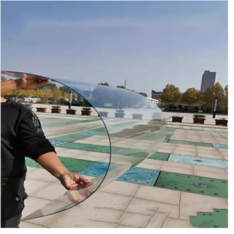 AFGZQ Lastre Copertura Policarbonato, Coperture Serre A Baldacchino Esterni, Rivestimento Tetto for Capannone Serra Carport, Facile Tagliare(4X 6.6ft)