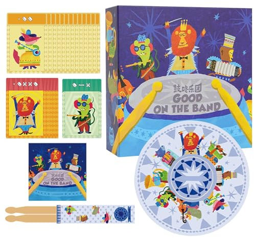 Toddler Drums, Sensory Musical Instrument, Kids Drum Set, Educational Musical Instruments for Early Learning and Creativity Through Interactive Play and Sound Exploration
