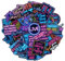 COMNICO 150 Stück Neon Sprüche Sticker Set Aesthetic Inspirierend Zitate Motivations Sticker Wasserfeste Vinyl Aufkleber Lustige Scrapbook Aufkleber für Laptop Telefon Journal Wasserflaschen Tagebuch