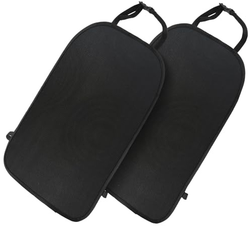 tekenewbse 2 Stück Rückenlehnenschutz Auto Kinder, Sitzschutz Rückenlehne, Rücksitzschoner Sitzschoner Vordersitze Autositz Rückseite, Wasserdicht und Pflegeleicht, Autositzschoner Rücklehnenschutz