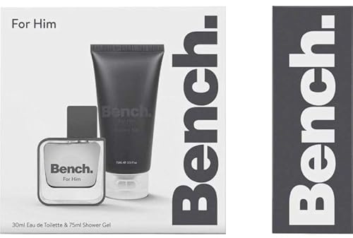 Bench For Him Original Gift Set, 30ml Eau de Toilette with 75ml Shower Gel, Men's Fragrance Collection