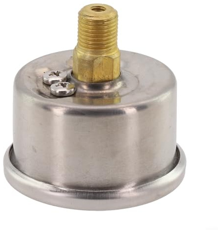 Simplifiez l'entretien de votre piscine avec un appareil de mesure de pression robuste en acier inoxydable de 5,1 cm