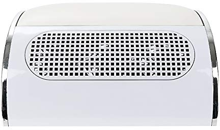 Aspiradores de Polvo de Uñas para Manicura y Pedicura Herramienta Profesional [Clase de eficiencia energética A+++] (Blanco).