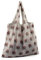 BRISA VW Collection - Volkswagen Wiederverwendbare Polyester-Einkaufs-Beutel-Shopper-Bag-Tasche mit T1 Bus Motiv (Vintage Logo/Grau)