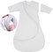 Purflo Baby-Schlafsack, 2,5 Tog, Unisex, mit abnehmbaren Ärmeln, 9–18 Monate, Grau