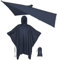 onewind Premium Regen Poncho für Männer und Frauen, wiederverwendbare atmungsaktive leichte wasserdichte Regenmantel Getriebe mit Kapuze und Sack, Dunkel Grau