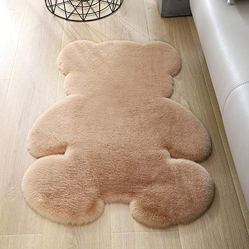 SDINAZ Bereich Teppiche Kinderteppiche Flauschige Runden Groß Schutzmatten Waschbare Matten Kindermatte fürs Babyzimmer Kleinkinderzimmer Wohnzimmer 90 x 120 cm