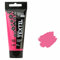 7 Artists Textilfarbe Acrylfarbe Waschmaschinenfest Rosa 60 ml – Stoffmalfarben Waschfest für Stofftaschen zum Bemalen, T-Shirt, Leder, Jeans | Pink Fabric Paint für Kleidung, Schuhe