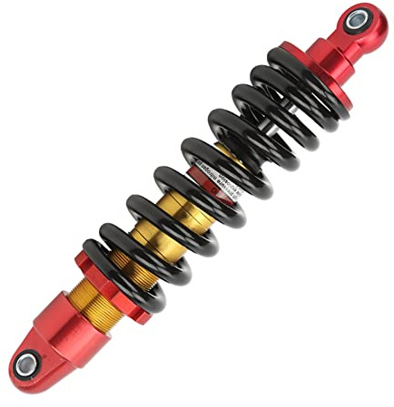Akozon Universal 295mm Stoßdämpfer für Motorrad, ATV, Offroad-Scooter - Aluminium, Stahl - Klassisch - Populär - Hinterer Stoßdämpfer