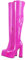 Only maker Bottes extensibles au-dessus du genou pour femme avec talon bloc, Vivamagenta, 46 EU
