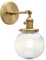 Yosoan Wandbeleuchte geriffeltes Klarglas Industrie Loft-Wandlampen aus Industrial-Design und Vintage-Flair Wandbeleuchtung Leuchte, Innenleuchte (antike Farbe-)