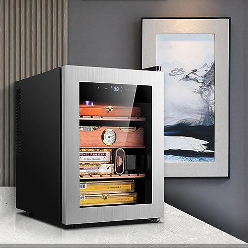 RIDAEX Electronic Constant Temperature Moisturizing Cigar Cabinet Small Mini Household Refrigerator Refrigerator Ice Bar Wine Cabinet