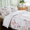 Herside Yellow Birds Duvet Cover Set Super King otanical Flowers Bedding Plants Yellow Birds Printed Country Style Quilt Cover 1 Duvet Cover 2 Pillowcases (White Yellow,Super King)
