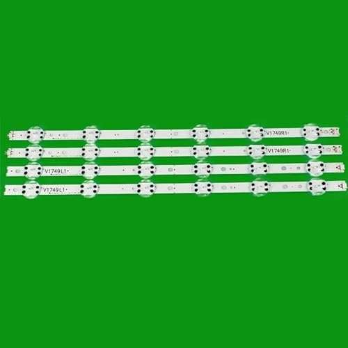 BTsan LED TV Beleuchtung Teil Ersatz for LG 49UJ6510-SA 49UJ6517-ZA 49UJ6519-ZA Bar Hintergrundbeleuchtung Streifen Linie Lineal V1749L