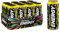 Lemonsoda Energy | Lemon Original, Energy Drink al Gusto di Limone, 12 Lattine da 50 cl, con Succo di Limoni Siciliani, Mix di Vitamine e Caffeina