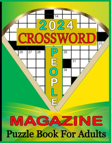 2024 People Magazine Crossword Puzzle Book For Adults: 50 Medium crossword puzzles For Adults & seniors with solution - To Keep Your Mind Sharp